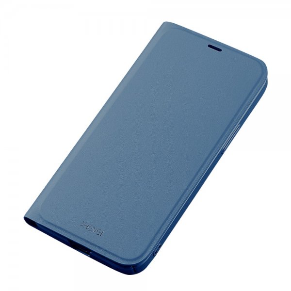 X-Level iPhone 13 Pro Cover Stativfunktion Blå