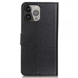 Nordic Covers iPhone 13 Pro Max Etui Litchi Raven Black