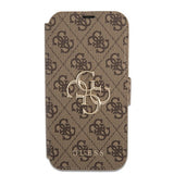 Guess iPhone 13 Pro Max Cover Metal Logo Brun