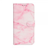 iPhone 13 Pro Max Cover Motiv Rosa Marmor