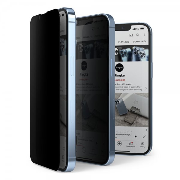 Ringke iPhone 13 Pro Max/iPhone 14 Plus Skærmbeskyttelse Privacy Glass