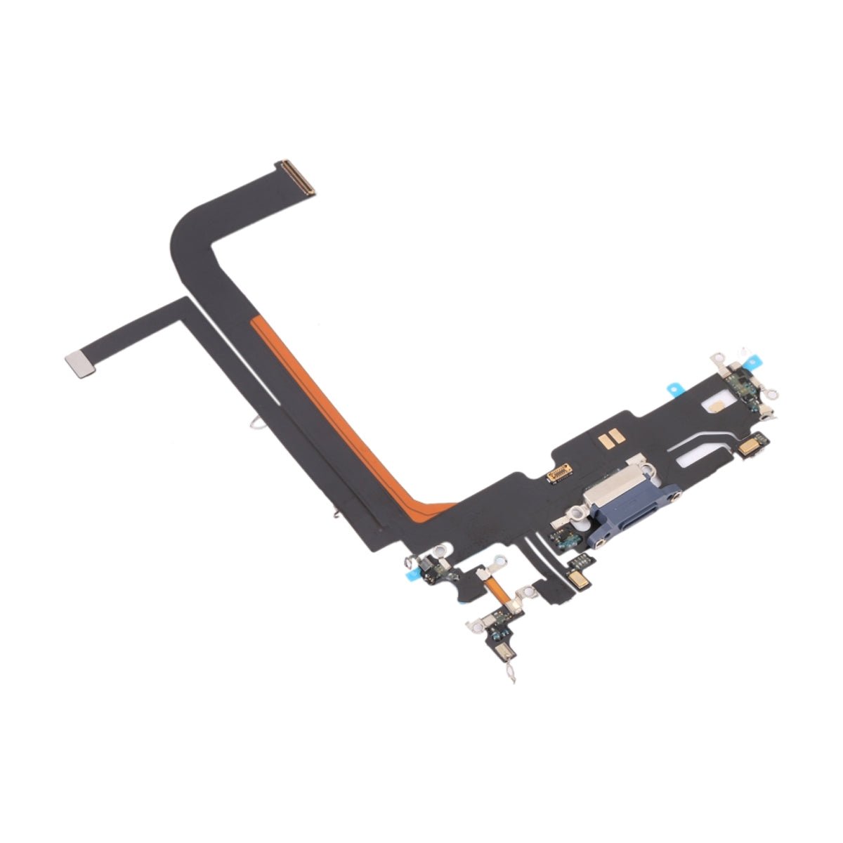 iPhone 13 Pro Max opladningsstik med flekskabel original - Blå