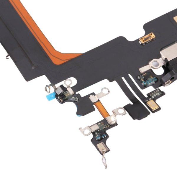 iPhone 13 Pro Max Opladerstik med Flexkabel Original - Sort