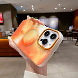 iPhone 13 Pro Max Cover Mønster Abstrakt Gul