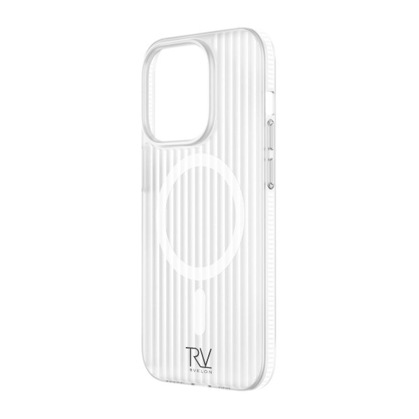 Rvelon iPhone 13 Pro Max Cover Riflet MagSafe Hvid