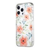 iPhone 13 Pro Max Cover Blomstret mønster MagSafe Rosa