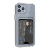 Rvelon iPhone 13 Pro Max Cover Kortholder Gennemsigtig