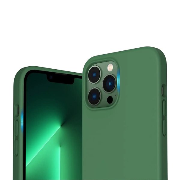 Rvelon iPhone 13 Pro Max Cover Silikone Grøn