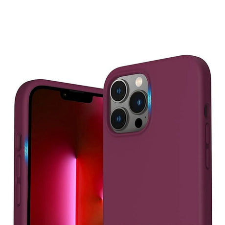 Rvelon iPhone 13 Pro Max Cover Silikone Rød