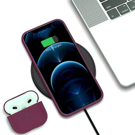 Rvelon iPhone 13 Pro Max Cover Silikone Rød