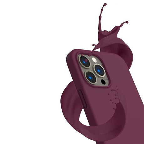 Rvelon iPhone 13 Pro Max Cover Silikone Rød