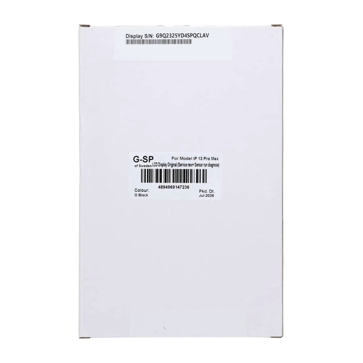 iPhone 13 Pro Max OLED-skærm original - Sensor diagnostik