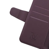 Rvelon iPhone 13 Pro Max Etui Udtrækkeligt Kortrum Lilla
