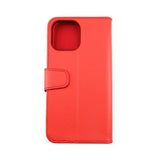 Rvelon iPhone 13 Pro Max Etui Udfoldeligt Kortrum Rød