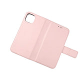 Rvelon iPhone 13 Pro Max Cover Ægte Læder Rosa