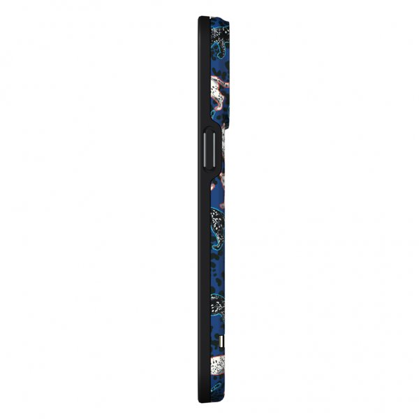 Richmond & Finch iPhone 13 Pro Max Cover Blue Leopard
