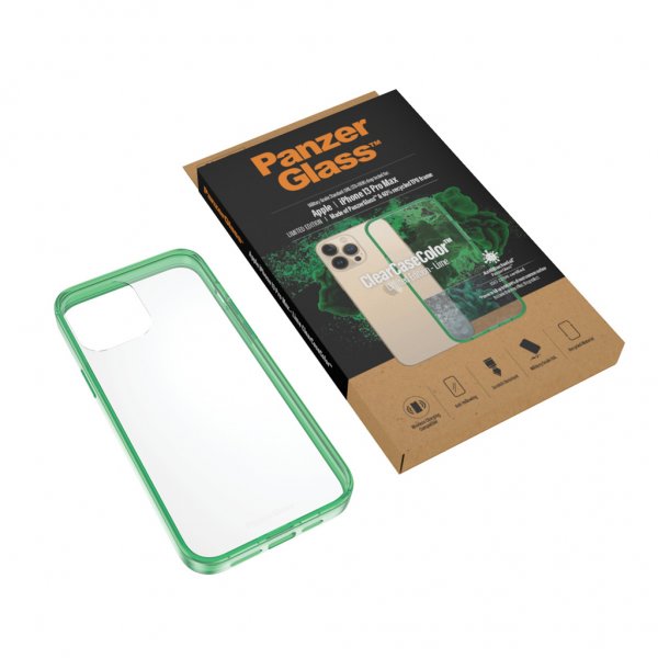 PanzerGlass iPhone 13 Pro Max Cover ClearCase Color Lime