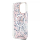 Guess iPhone 13 Pro Max Cover Flower MagSafe Rose