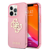 Guess iPhone 13 Pro Max Cover Full Glitter Rosa