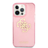 Guess iPhone 13 Pro Max Cover Full Glitter Rosa