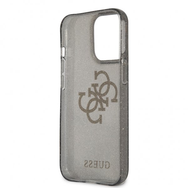 Guess iPhone 13 Pro Max Cover Fuld Glitter Sort
