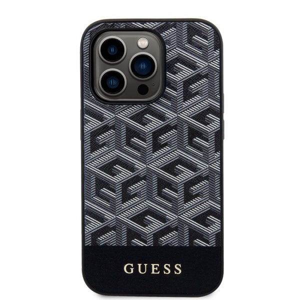 Guess iPhone 13 Pro Max Cover G Cube MagSafe Sort