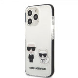 Karl Lagerfeld iPhone 13 Pro Max Cover Karl & Choupette Hvid