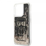 Karl Lagerfeld iPhone 13 Pro Max Cover Liquid Glitter Gatsby Sort