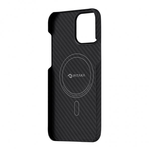 Pitaka iPhone 13 Pro Max Cover MagEZ Case 2 Sort/Grå Twill