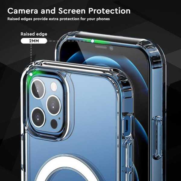 Rvelon iPhone 13 Pro Max Cover TPU MagSafe Transparent