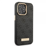 Guess iPhone 13 Pro Max Cover Metal Plate Logo MagSafe Sort