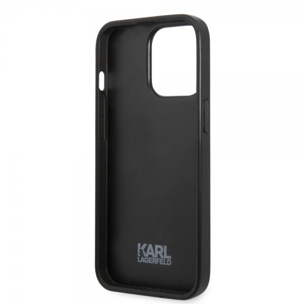 Karl Lagerfeld iPhone 13 Pro Max Cover Monogram Iconic Patch Rød