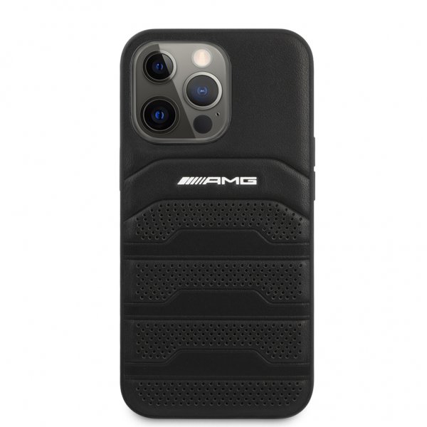 AMG iPhone 13 Pro Max Cover Perforeret Sort