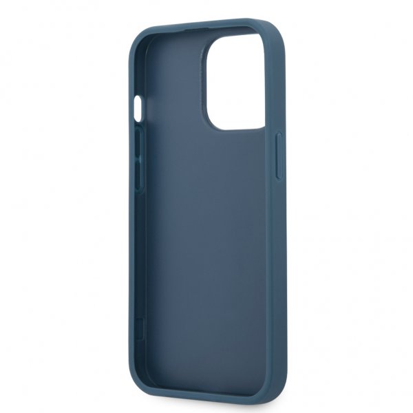 Guess iPhone 13 Pro Max Cover Printed Stripe Blå