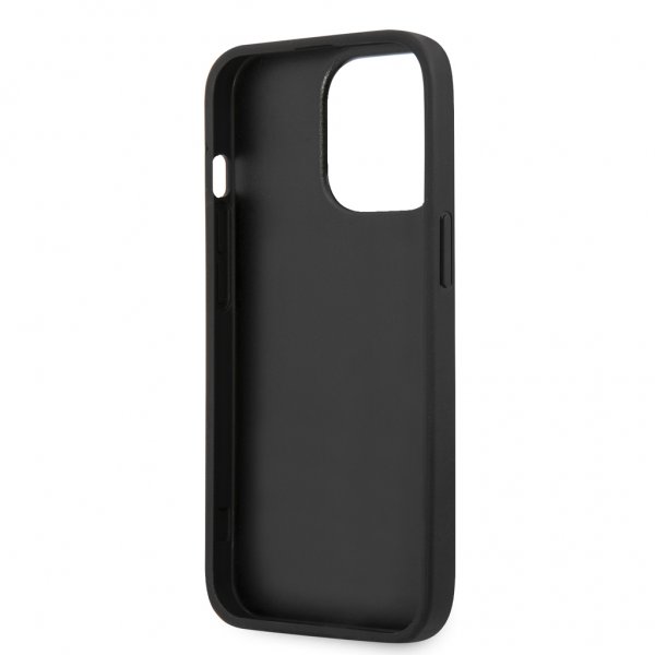 Guess iPhone 13 Pro Max Cover Printed Stripe Grå