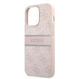 Guess iPhone 13 Pro Max Cover Printed Stripe Rosa