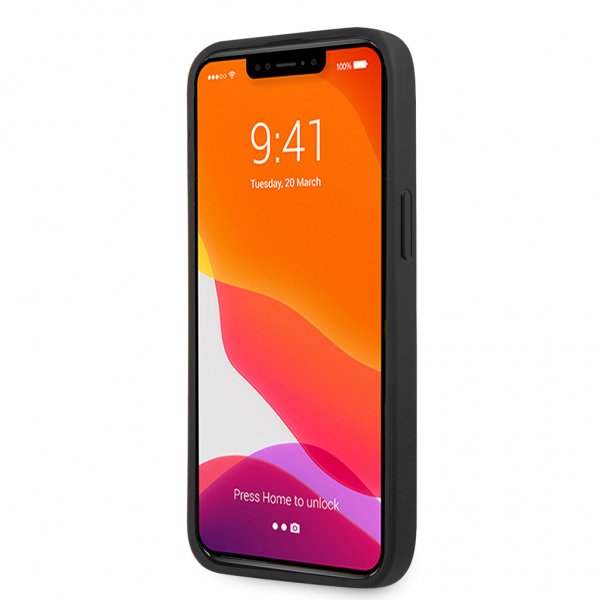 Guess iPhone 13 Pro Max Cover Ring Stand Grå