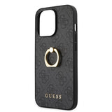 Guess iPhone 13 Pro Max Cover Ring Stand Grå