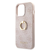 Guess iPhone 13 Pro Max Cover Ring Stand Rosaguld