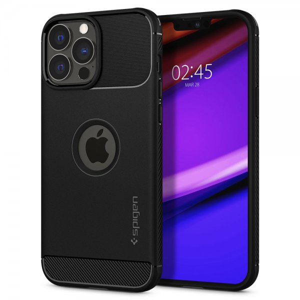 Spigen iPhone 13 Pro Max Cover Rugged Armor Mat Sort