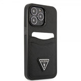 Guess iPhone 13 Pro Max Cover Saffiano Double Cardslot Sort
