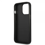 Guess iPhone 13 Pro Max Cover Saffiano Metal Triangle Sort