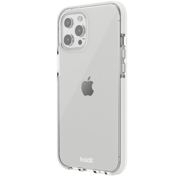holdit iPhone 13 Pro Max Cover Seethru Hvid