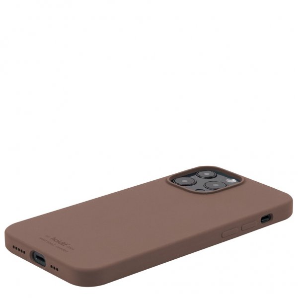 holdit iPhone 13 Pro Max Cover Silikone Dark Brown