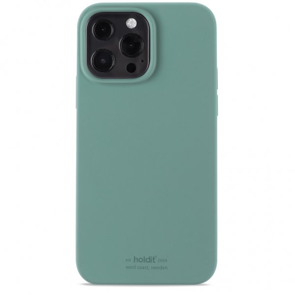 holdit iPhone 13 Pro Max Cover Silikone Moss Green