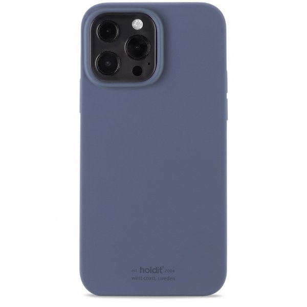 holdit iPhone 13 Pro Max Cover Silikone Pacific Blue
