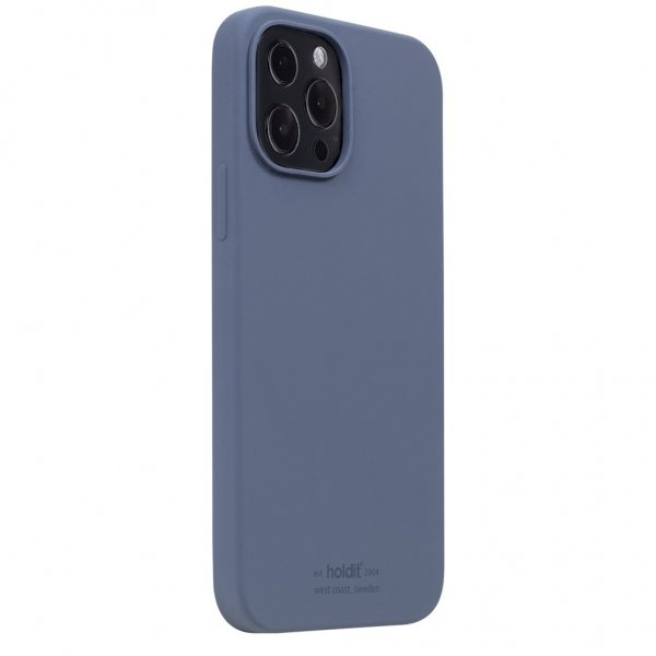 holdit iPhone 13 Pro Max Cover Silikone Pacific Blue