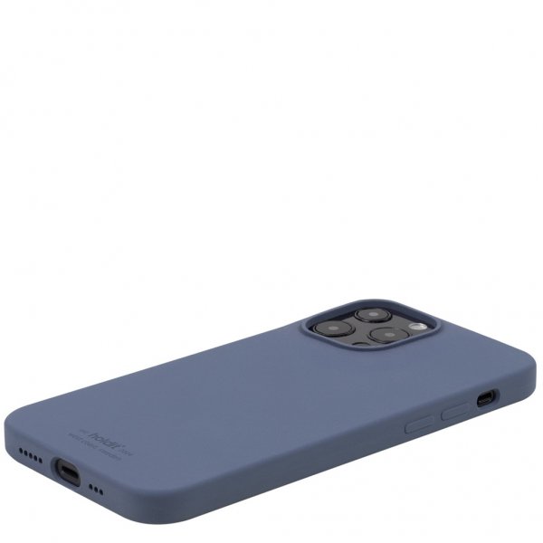 holdit iPhone 13 Pro Max Cover Silikone Pacific Blue