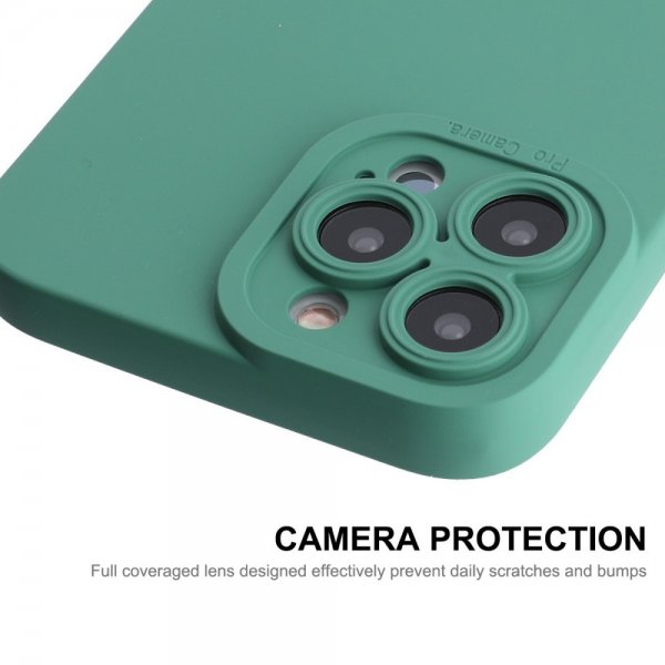Enkay iPhone 13 Pro Max Cover Silikone Grøn