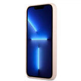 Guess iPhone 13 Pro Max Cover Silikone Metal Logo 4G Light Pink